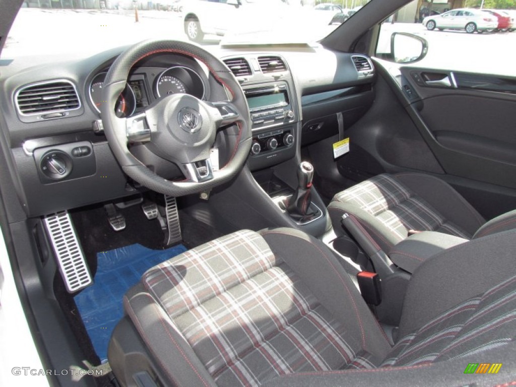 Interlagos Plaid Cloth Interior 2012 Volkswagen GTI 2 Door Photo #54020305