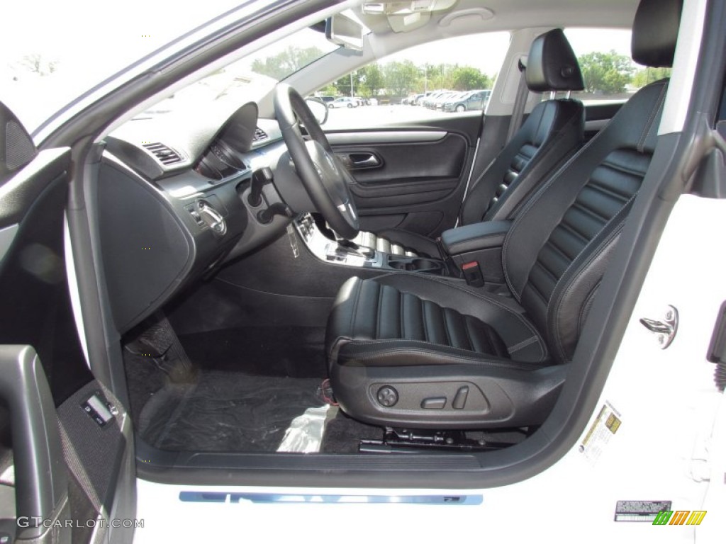 Black Interior 2012 Volkswagen CC R-Line Photo #54021187