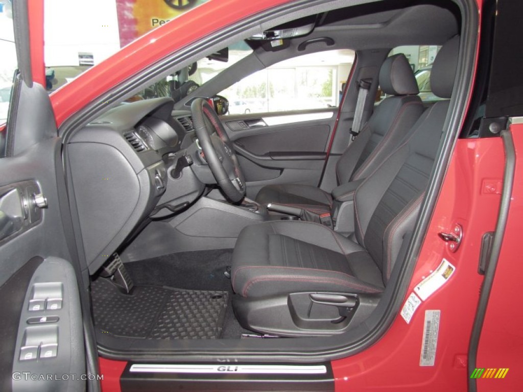 Titan Black Interior 2012 Volkswagen Jetta GLI Autobahn Photo #54021528