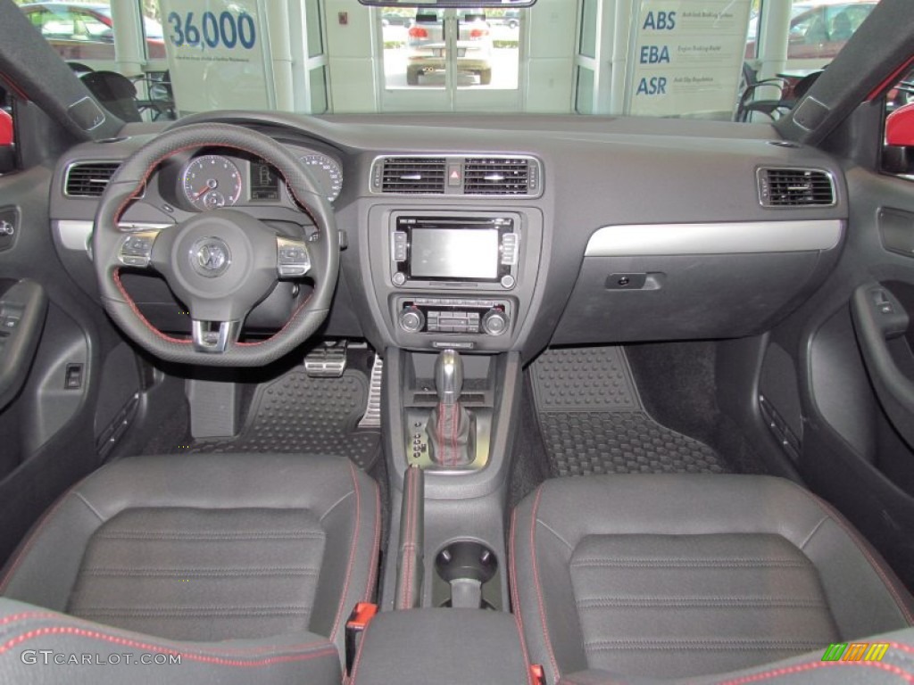 2012 Volkswagen Jetta GLI Autobahn Titan Black Dashboard Photo #54021546