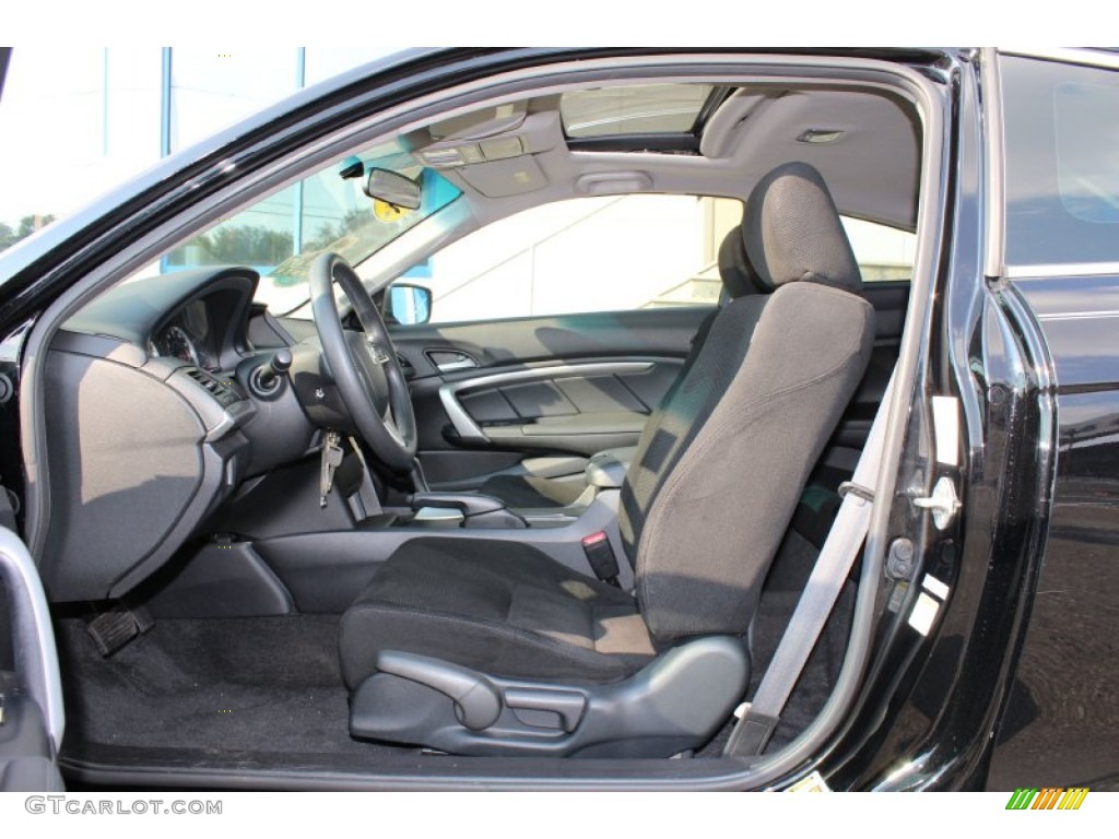 Black Interior 2010 Honda Accord EX Coupe Photo #54022035