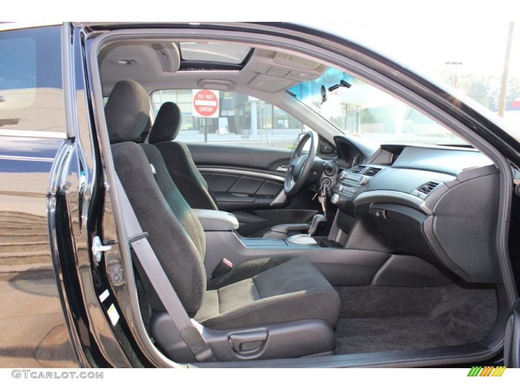 Black Interior 2010 Honda Accord EX Coupe Photo #54022038