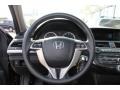Black 2010 Honda Accord EX Coupe Steering Wheel