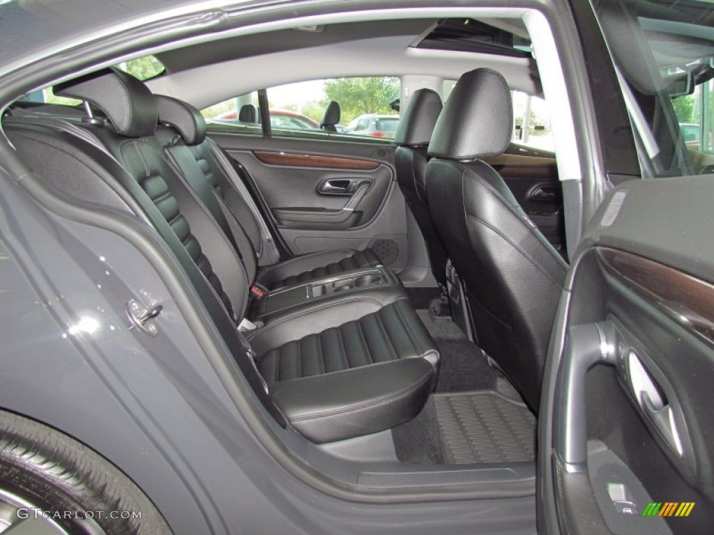 Black Interior 2012 Volkswagen CC Lux Limited Photo #54022079