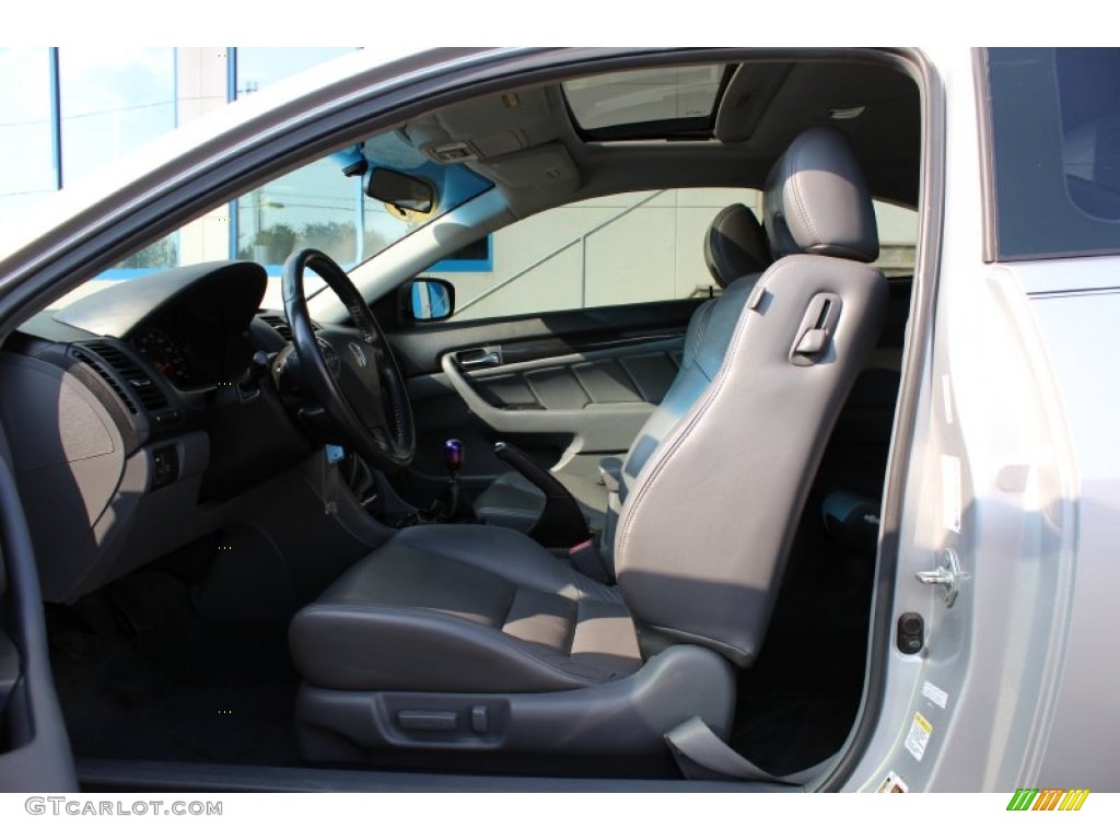 2007 Accord EX V6 Coupe - Alabaster Silver Metallic / Black photo #7