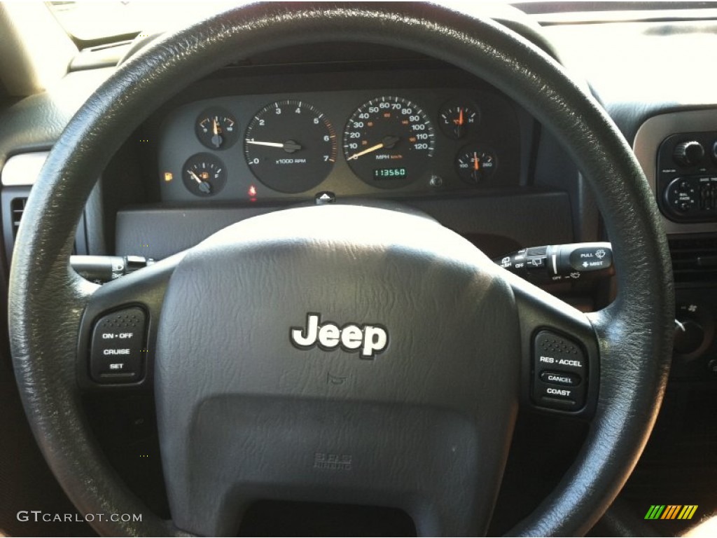 2003 Grand Cherokee Laredo 4x4 - Graphite Metallic / Dark Slate Gray photo #32