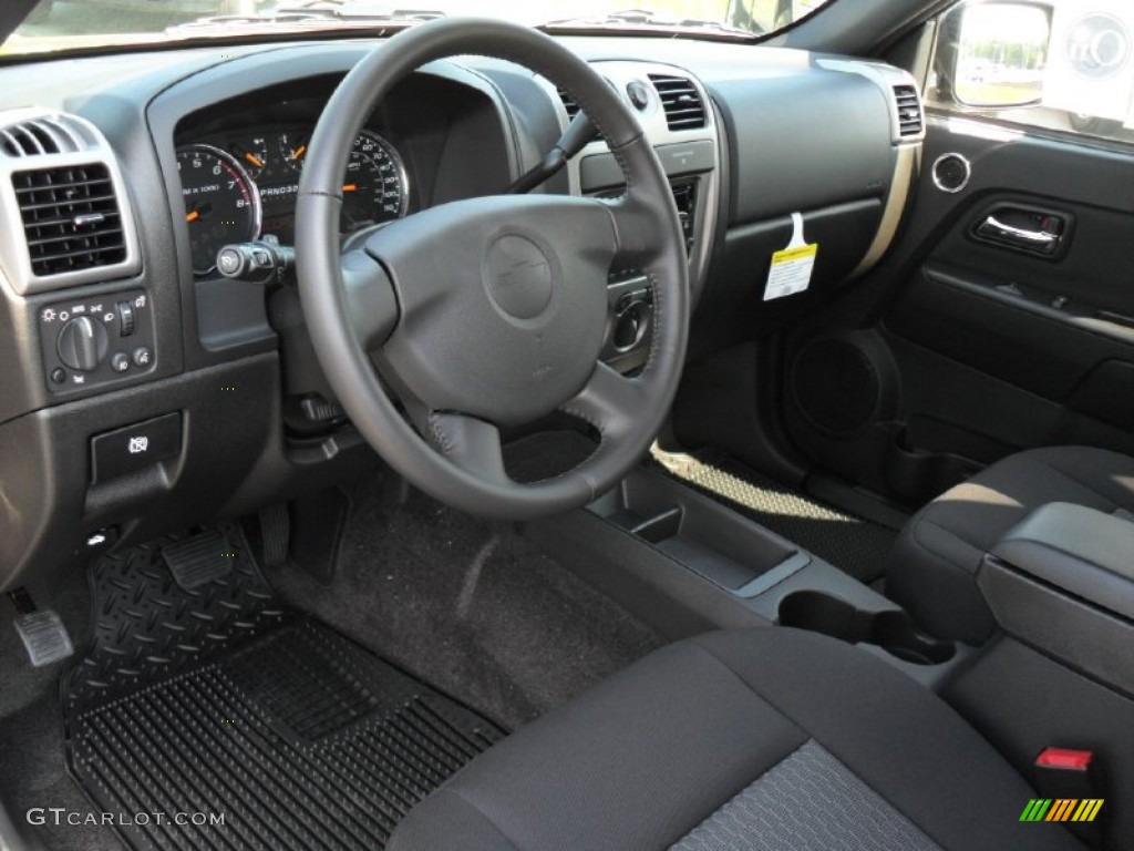 Ebony Interior 2012 Chevrolet Colorado LT Crew Cab Photo #54025249