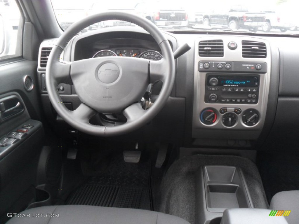 2012 Chevrolet Colorado LT Crew Cab 4x4 Ebony Dashboard Photo #54025603