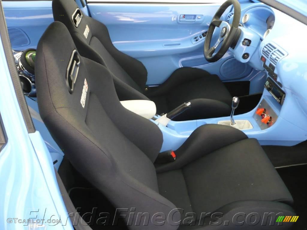 2000 Integra GS-R Coupe - Custom Light Blue / Ebony photo #16