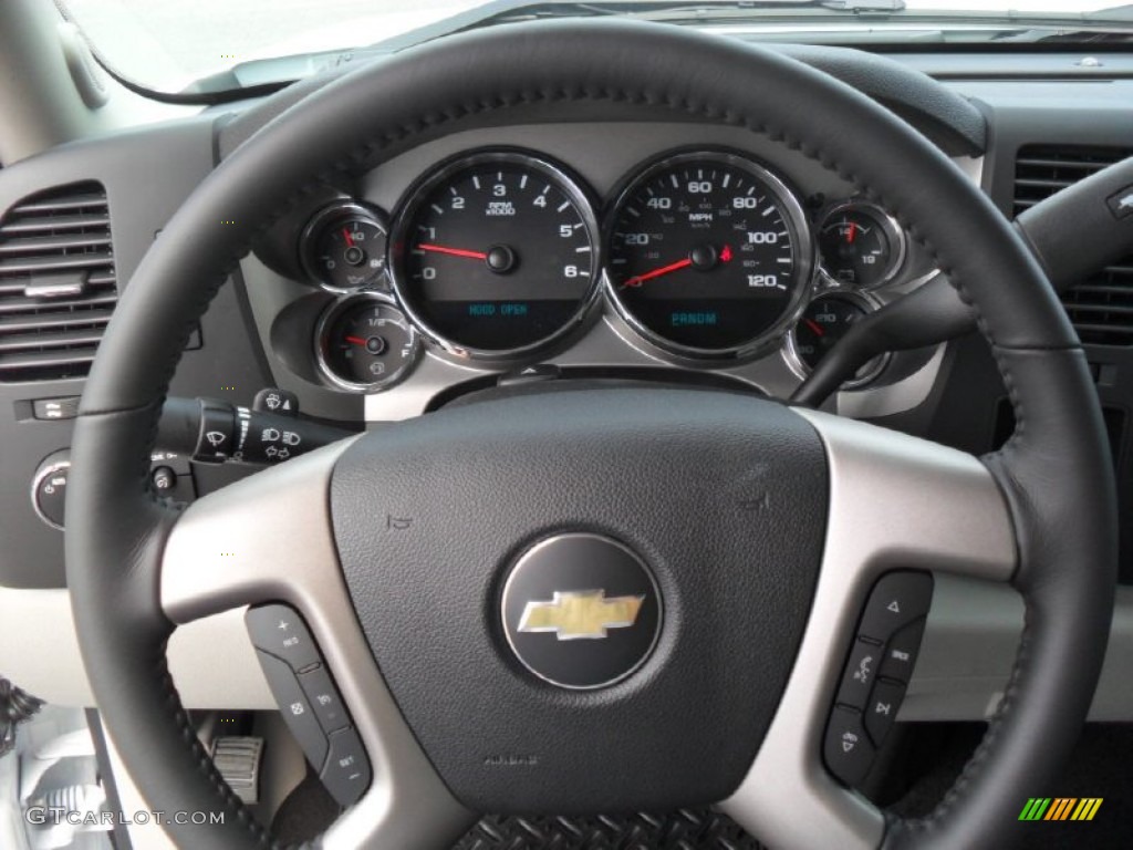 2011 Silverado 1500 LT Crew Cab - Summit White / Light Titanium/Ebony photo #12