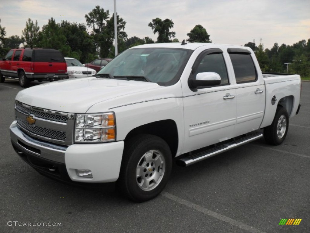 2011 Silverado 1500 LT Crew Cab - Summit White / Ebony photo #1