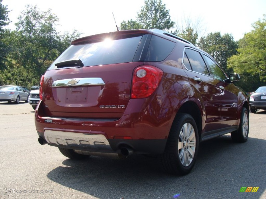 2010 Equinox LTZ AWD - Cardinal Red Metallic / Jet Black/Light Titanium photo #8