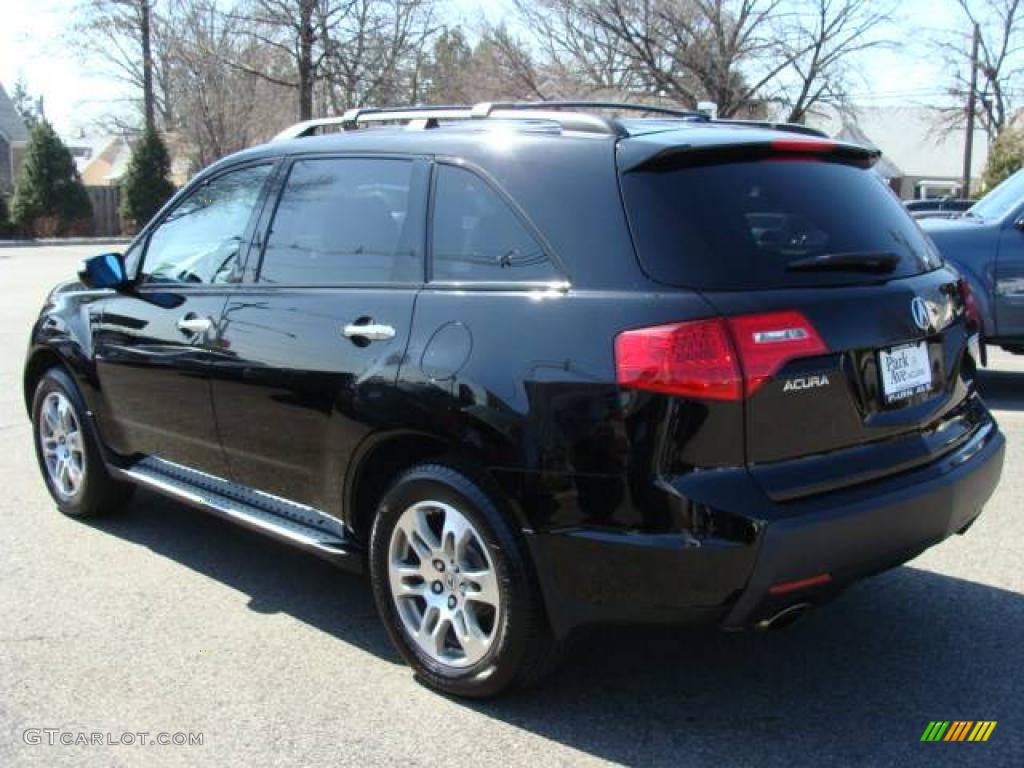 2007 MDX Technology - Formal Black Pearl / Ebony photo #4