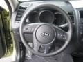 2012 Kia Soul Black Cloth Interior Steering Wheel Photo