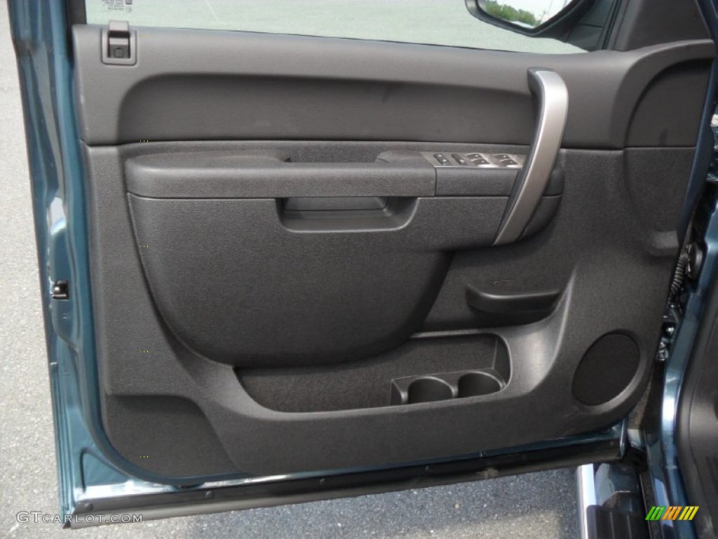 2011 Silverado 1500 LT Crew Cab 4x4 - Blue Granite Metallic / Ebony photo #8