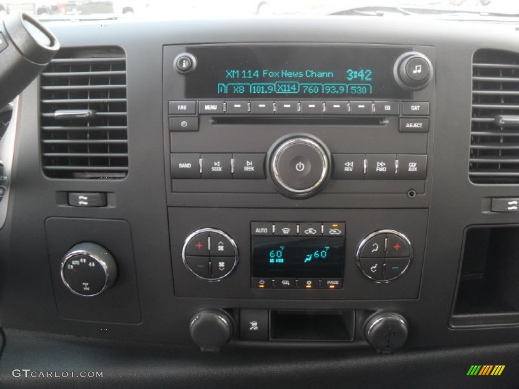 2011 Silverado 1500 LT Crew Cab 4x4 - Blue Granite Metallic / Ebony photo #11