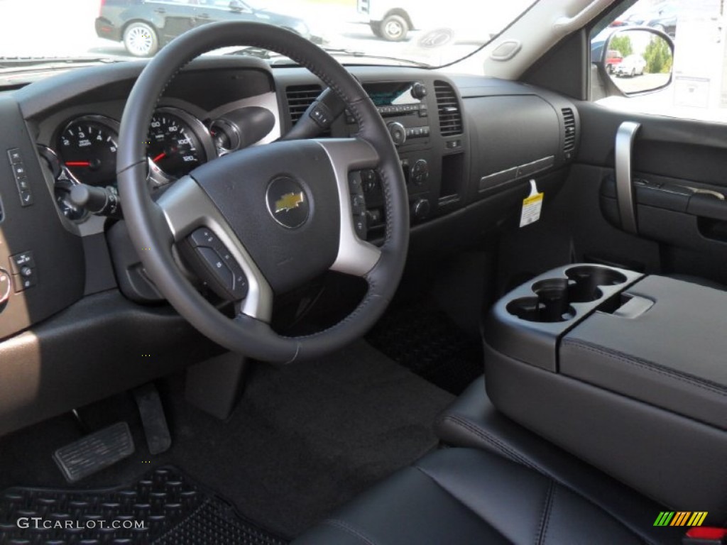 2011 Silverado 1500 LT Crew Cab 4x4 - Blue Granite Metallic / Ebony photo #23