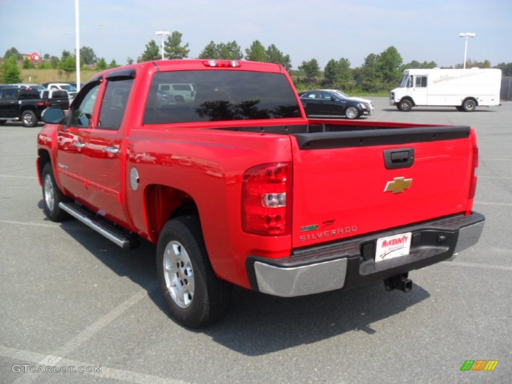 2011 Silverado 1500 LT Crew Cab - Victory Red / Ebony photo #2