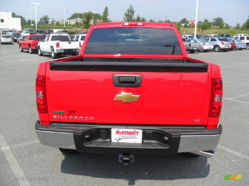 2011 Silverado 1500 LT Crew Cab - Victory Red / Ebony photo #3