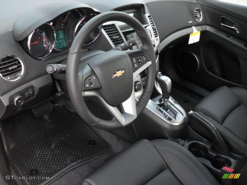 Jet Black Interior 2012 Chevrolet Cruze LTZ/RS Photo #54030853