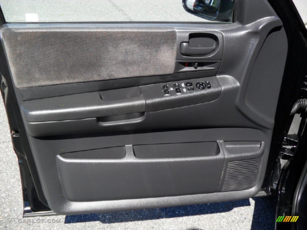 2002 Dodge Dakota Sport Quad Cab Dark Slate Gray Door Panel Photo #54031841