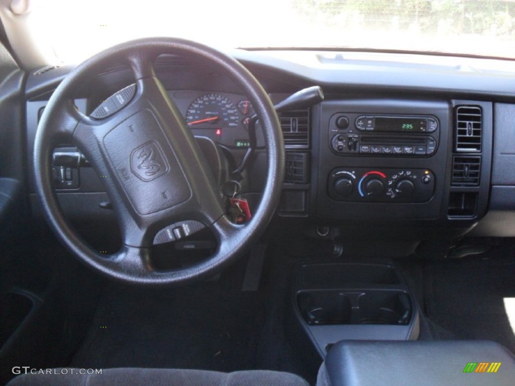 2002 Dodge Dakota Sport Quad Cab Dark Slate Gray Dashboard Photo #54031874