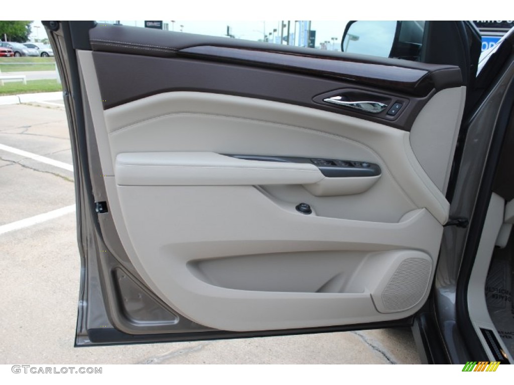2012 Cadillac SRX Performance Shale/Brownstone Door Panel Photo #54032149
