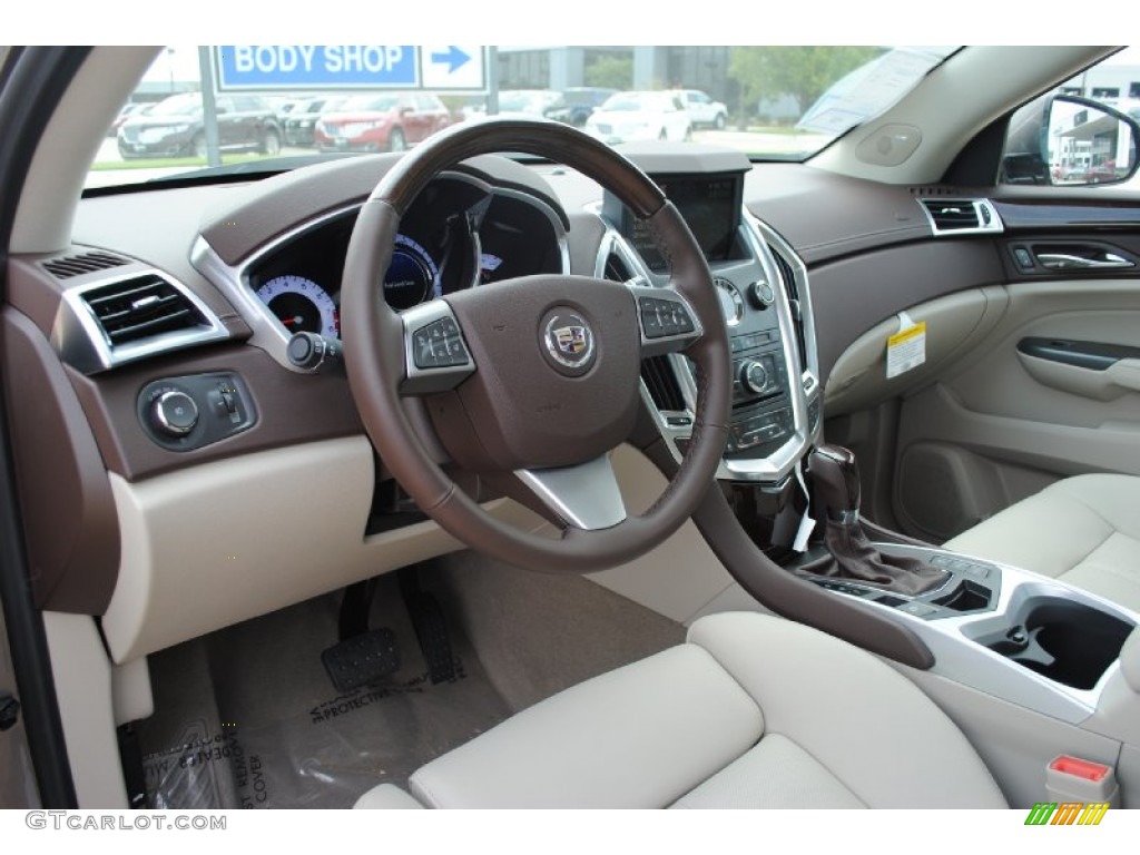 2012 Cadillac SRX Premium Shale/Brownstone Dashboard Photo #54032333