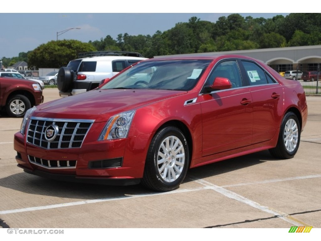 Crystal Red Tintcoat 2012 Cadillac CTS 3.0 Sedan Exterior Photo #54033923