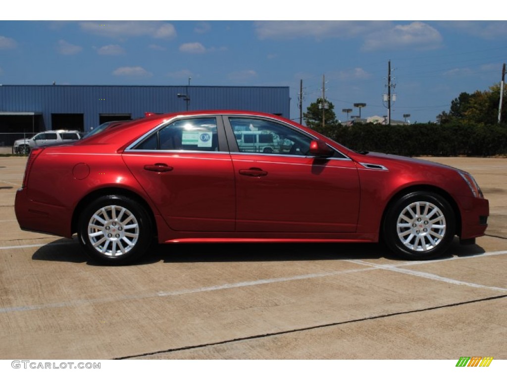 Crystal Red Tintcoat 2012 Cadillac CTS 3.0 Sedan Exterior Photo #54033947