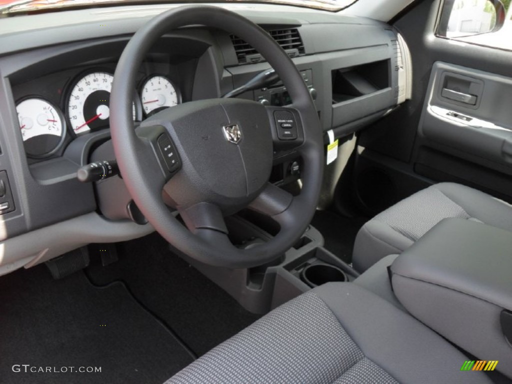 Dark Slate Gray/Medium Slate Gray Interior 2011 Dodge Dakota Big Horn Crew Cab 4x4 Photo #54034616