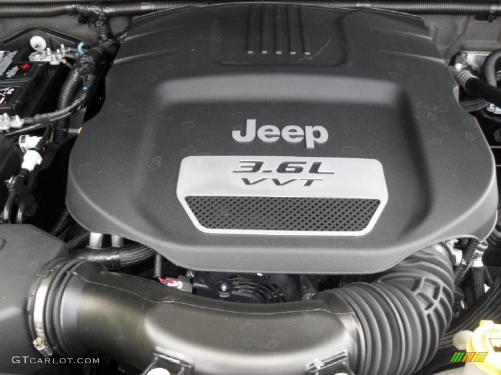 2012 Jeep Wrangler Sport S 4x4 3.6 Liter DOHC 24-Valve VVT Pentastar V6 Engine Photo #54034811