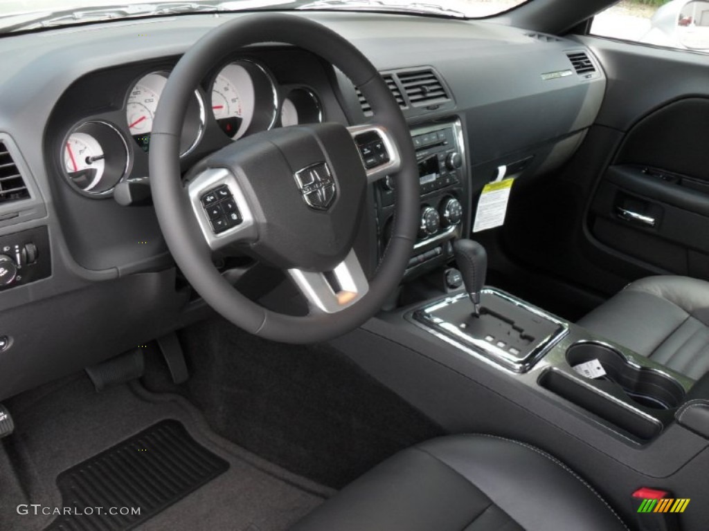 2012 Challenger SXT - Bright Silver Metallic / Dark Slate Gray photo #24