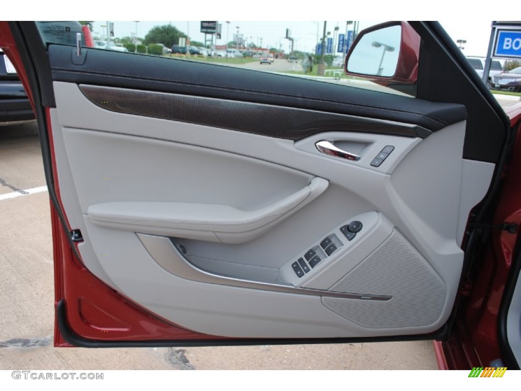 2011 Cadillac CTS 3.6 Sedan Light Titanium/Ebony Door Panel Photo #54035406
