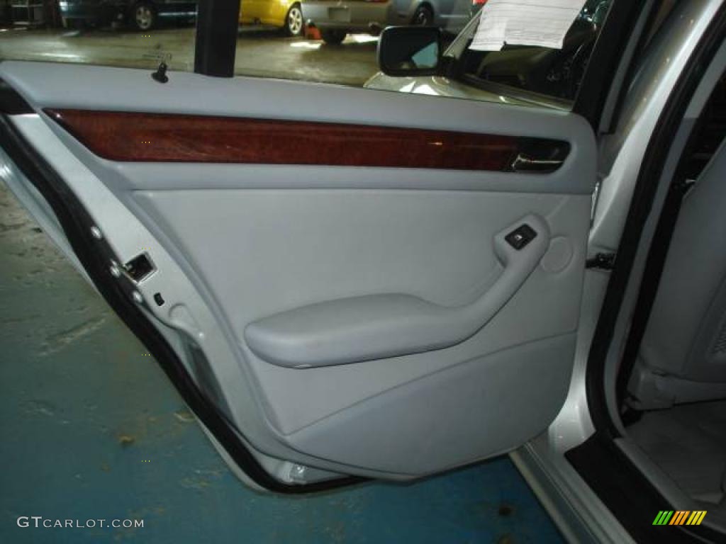 2000 3 Series 323i Sedan - Titanium Silver Metallic / Grey photo #13
