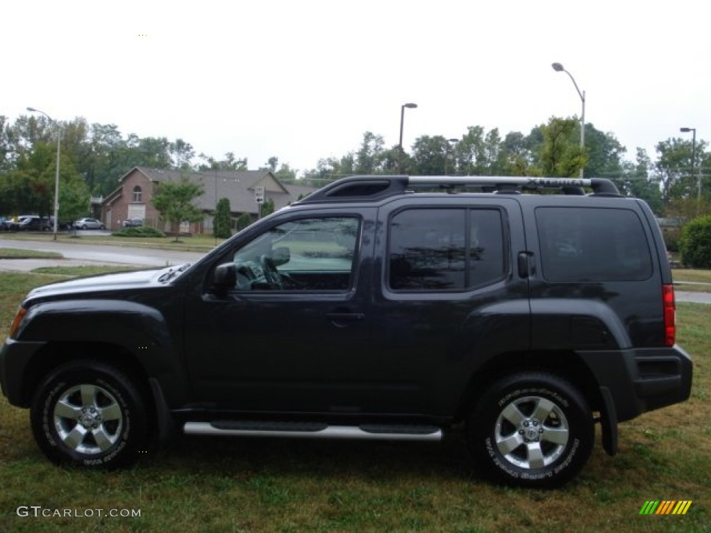 2010 Xterra S 4x4 - Night Armor Metallic / Gray photo #1