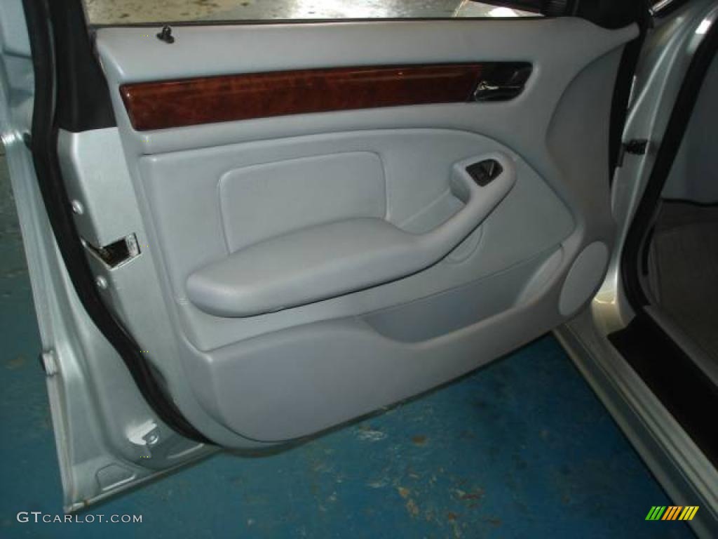2000 3 Series 323i Sedan - Titanium Silver Metallic / Grey photo #17