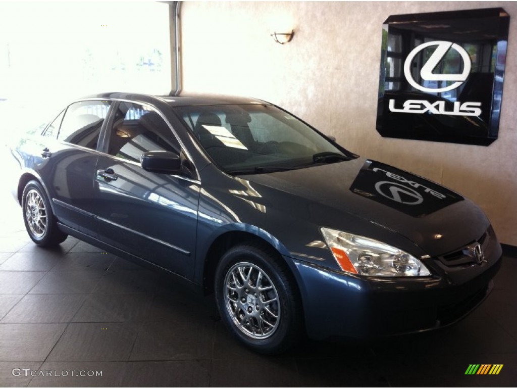 2004 Accord LX Sedan - Sapphire Blue Pearl / Gray photo #1