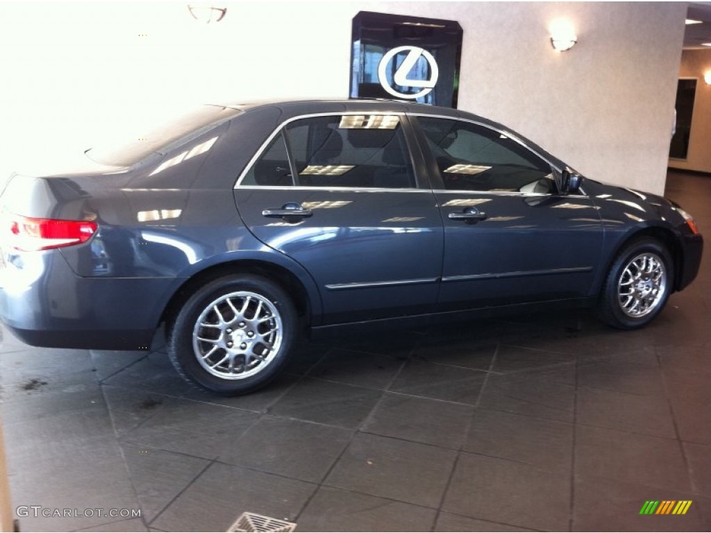 2004 Accord LX Sedan - Sapphire Blue Pearl / Gray photo #2