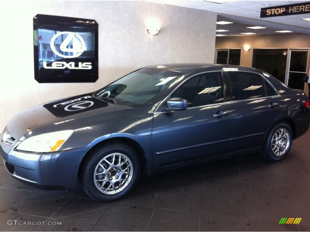2004 Accord LX Sedan - Sapphire Blue Pearl / Gray photo #3
