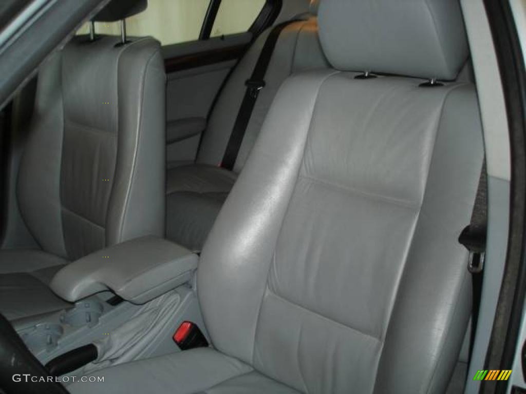 2000 3 Series 323i Sedan - Titanium Silver Metallic / Grey photo #25