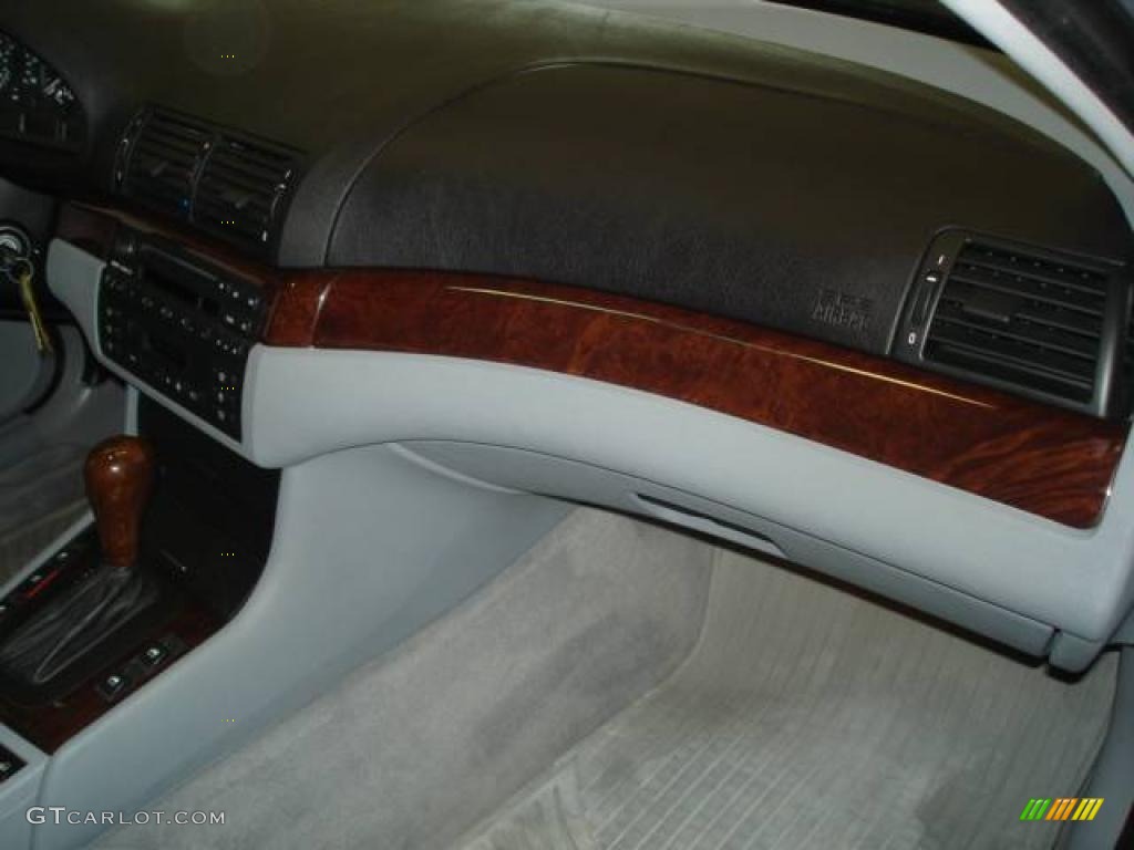 2000 3 Series 323i Sedan - Titanium Silver Metallic / Grey photo #26