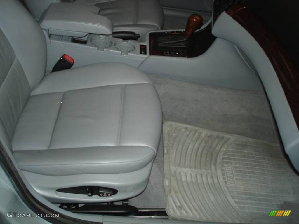 2000 3 Series 323i Sedan - Titanium Silver Metallic / Grey photo #27