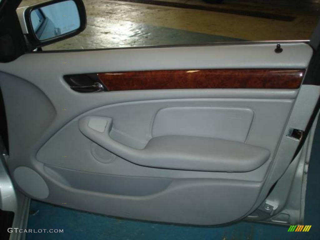 2000 3 Series 323i Sedan - Titanium Silver Metallic / Grey photo #28