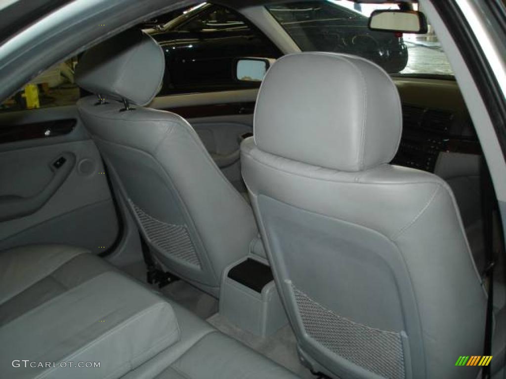 2000 3 Series 323i Sedan - Titanium Silver Metallic / Grey photo #31
