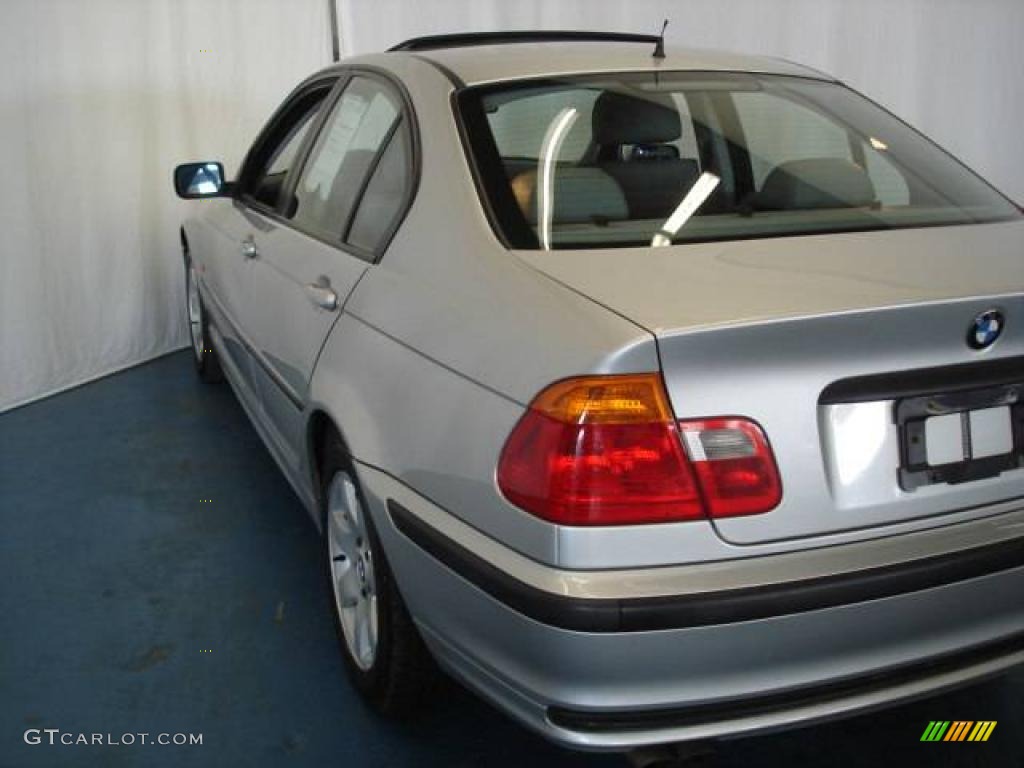 2000 3 Series 323i Sedan - Titanium Silver Metallic / Grey photo #33