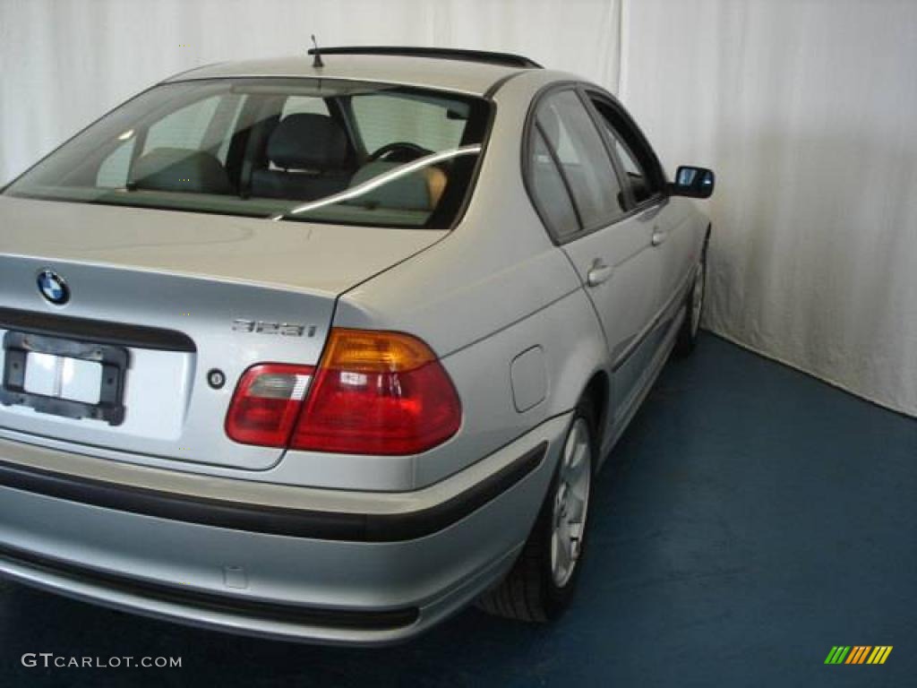 2000 3 Series 323i Sedan - Titanium Silver Metallic / Grey photo #34