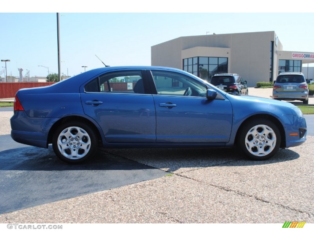 2010 Fusion SE V6 - Sport Blue Metallic / Charcoal Black photo #4