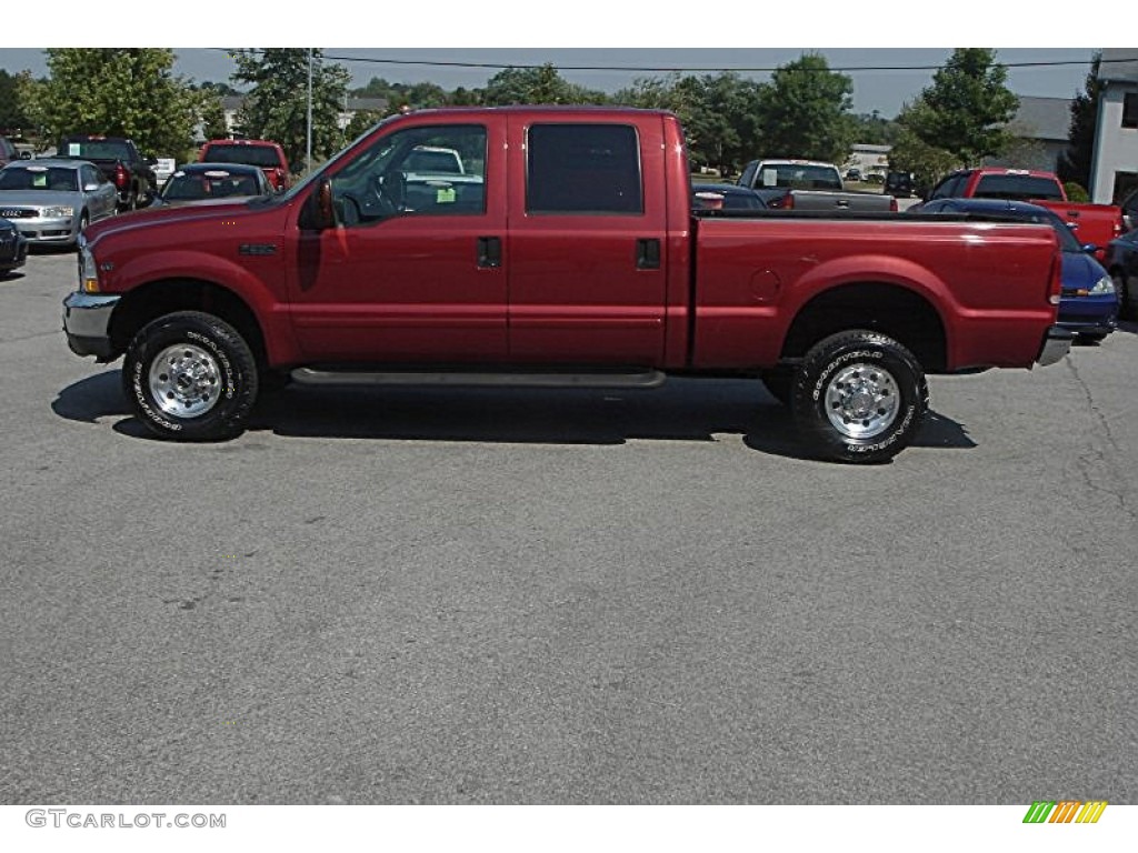 Toreador Red Metallic 2003 Ford F350 Super Duty XLT Crew Cab 4x4 Exterior Photo #54037745