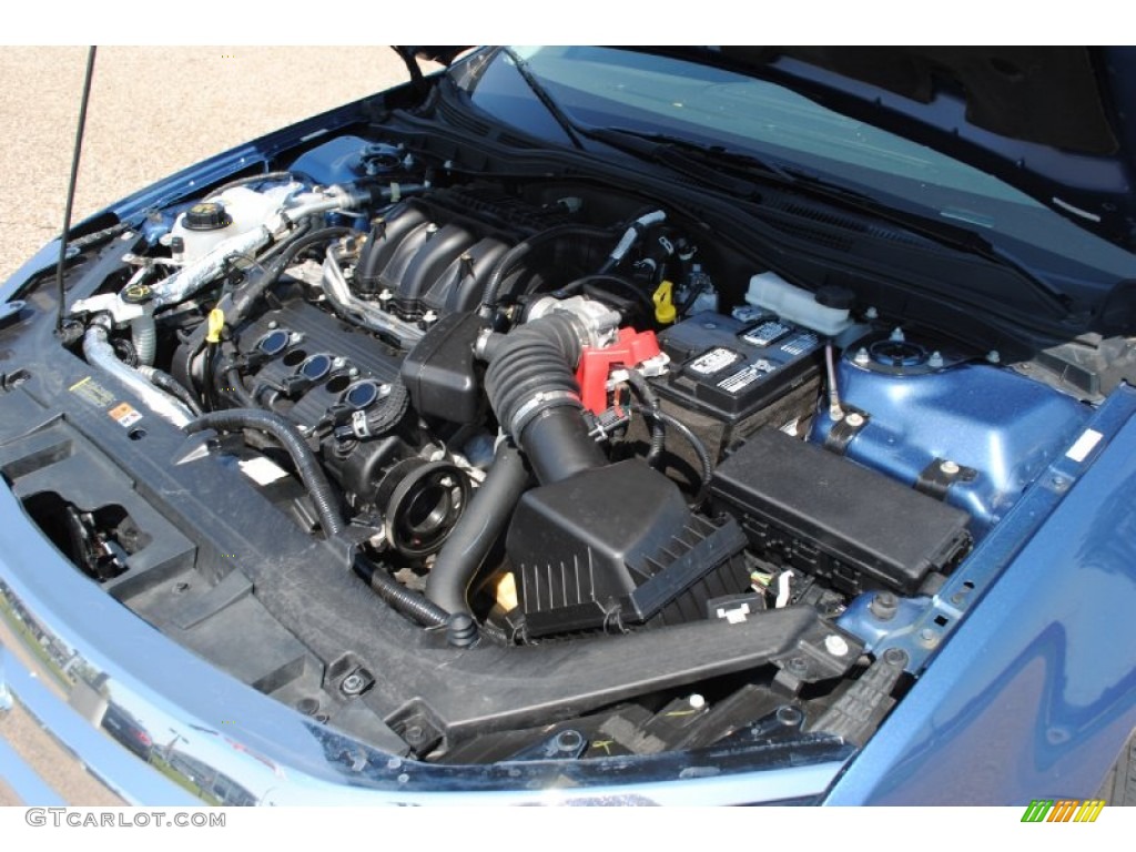 2010 Fusion SE V6 - Sport Blue Metallic / Charcoal Black photo #11